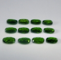 Bild 2 von 3.06 ct. 12 pieces oval natural 5 x 4 mm Chrome Diopside Gems