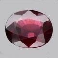 6.1 ct. Large red- violet 12.4 x 10.2 mm Rhodolite Garnet Gem