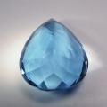 Bild 3 von 18.20 ct. VVS ! Schöner 18 x 14 mm Brasilien Sky Blue Topas Tropfen