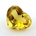 Bild 1 von 10.71 ct VVS! Edles feines Goldgelbes 16 x 12.8 mm Brasilien Citrin Herz