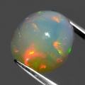6.07 ct. Herrlicher großer 14.3 x 11.7 mm  Multi-Color Welo Opal