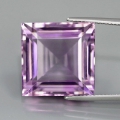 24.29 ct  Wunderschöner17 x 16.8mm Karree Facette Brasilien VVS Amethyst Edelst.