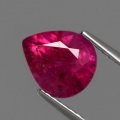 2.17 ct  Nobler echter Top Roter 8.3 x 7 mm Mosambik Rubin Tropfen, Top Farbe!!