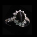 Angebot!! 925 Silber Ring mit 1.99 ct. Afrika Skapolith Katzenauge GR 54,5