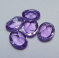 Bild 2 von 5.6 ct. 5 pieces fine oval 8 x 6 mm Bolivia Amethyst Gems