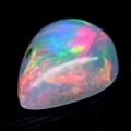 Bild 1 von 1.79 ct  Sehr schöner 11.4 x 9 mm Welo Opal Tropfen mit klasse Flash