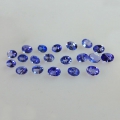 Sonderpreis!! 3.31 ct  20 Stück ovale natürliche 4 x 3 mm Tansanit / Tanzanite Edelsteine