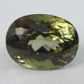 1.71 ct  VVS! Ovaler gelblich Grüner 8 x 6 mm Malawi Turmalin