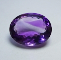 Bild 1 von 16.95 ct. Augenreiner ovaler 19.5 x 15.7 mm Bolivien Amethyst