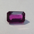 2.11ct. Red violet 9 x 5.5 mm Rhodolite Garnet Baguette