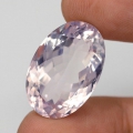 30.33 ct  VVS ! Riesiger unbeh. ovaler 24.5 x 16.5 mm Rose de France Amethyst