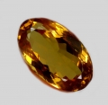 Bild 1 von 19.13 ct. VVS ! Länglich ovaler 21.7 x  13 mm Citrin