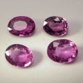 Bild 1 von 2.00 ct. 4 Stück feine ovale Pink Mosambik Turmalin Edelsteine