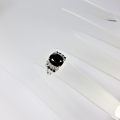 Bild 4 von Fascinating 925 Silver Ring with Black Spinel, Size 7.25 (Ø 17.2 mm)