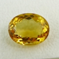 8.91 ct. VVS! Top Farbe!!  Feiner Goldgelber 15.5 x 12.8 mm Brasilien Citrin