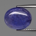 4.74 ct. Oval Blue Violet 11.2 x 9 mm Cabochon Tanzanite