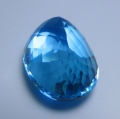 Bild 3 von 23.17 ct. Augenreiner ovaler 19 x 14 mm Brasilien Swiss Blue Topas