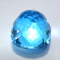 Bild 3 von 20.67 ct. VVS ! Schöner 17 x 15 mm Cushion Sky Blue Topas. Tolle Farbe!
