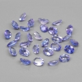 4.01 ct. 29 pieces fine oval Medium Blue- Violet Tanzanite Gemstones