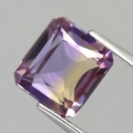 3.26 ct. Untreated 8.7 x 8 mm Bolivia Bi- Color Oktagon Ametrin