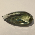 Bild 2 von 17.66 ct  Augenreiner 27.5 x 13.5 mm Brasilien Amethyst / Prasiolith Tropfen