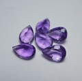 Bild 2 von 8.75 ct .  6 Stück schöne  9 x 6 mm Bolivien Amethyst Tropfen