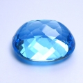 Bild 2 von 25.75 ct. Augenreiner ovaler 19 x16 mm Brasilien Sky Blue Topas