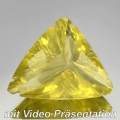 37.61 ct. Riesiger außergewöhnlicher natürl. 27 x 25 mm Brasilien Lemon Citrin