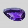 Bild 2 von 12.23 ct.  Violetter 21.6 x 14.2 mm Amethyst Tropfen