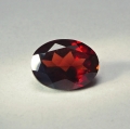 Bild 1 von 2.26 ct. Augenreiner orangeroter ovaler 9 x 7 mm Spessartin Granat