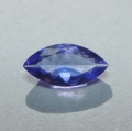 Bild 1 von 0.91 ct. Feiner 10 x 5 mm Navette Tansanit 