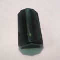 Bild 4 von 4.05ct .  Dunkelgrüner unbeh. 14.9 x 7.6 mm Mosambik Turmalin im Smaragdschliff