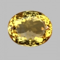 34.72 ct VVS! Gorgeous oval 22 x 17 mm Brasil Citrin