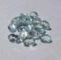 Bild 2 von 5.50 ct. 17 piece eye clean oval 4.5 x 3.5 to 6 x 4 mm Aquamarine Gemstones