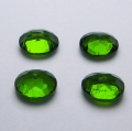 Bild 3 von 1.55 ct.  4pieces oval natural 5 x 3 mm Chrome Diopside Gems