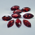 Bild 2 von 9.74 ct. 9 beatiful garnet 10 x 5 marquise gemstones from Mosambique