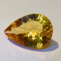 Bild 1 von 12.18  ct . Augenreiner 20.7 x 14.3 mm Brasilien Citrin Tropfen