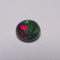 Bild 3 von 1.01 ct. Black round 8 mm Ethiopian Multi Color Opal