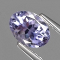 0.90 ct. Feiner ovaler Medium Blau Violetter 6.8 x 5 mm Tansanit / Tanzanite