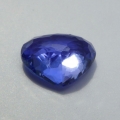 Bild 3 von 1.02 ct.  Augenreines natürlich blau-violettes 7.2 x 5.7 mm Tansanit-Herz. Tolle Farbe!