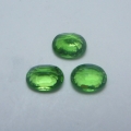 Bild 2 von 1.55 ct. 3 pieces oval natural  5.5 x 4.5 mm Chrome Diopside Gems