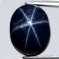 8.81 ct. Toller großer 12.2 x 9.5 mm Blue- Star Stern Saphir mit schönem Stern