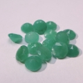 Bild 2 von 7.60 ct. 15 Stück runde Ø 5.2 mm Brasilien Smaragde