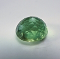 Bild 2 von 6.25 ct . Schöner grüner ovaler 11.6 x 9.8 mm Brasilien Apatit. Tolle Farbe! 