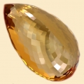 Bild 2 von 80.03ct. VVS!  Gigantischer 36 x 22 mm Brasilien Citrin Tropfen