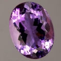 Bild 1 von 23.9 ct VS. Schöner ovaler 20 x 15 mm Uruguay Amethyst