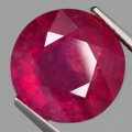 Bild 1 von 11.49 ct. Sehr schöner großer runder 13.7 mm Mosambik Rubin
