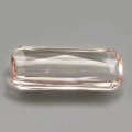 1.56 ct. Feiner Augenreiner Pfirsich Pink 14 x 5.4 mm Madagaskar Morganit