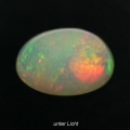 Bild 1 von 2.61 ct! Oval  11.6 x 9 mm Cabochon Multi-Color Opal from Ethiopia