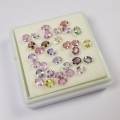 Bild 3 von 7.11 ct. 32 Stück feine ovale 4 x 3 mm Multi Color Sri Lanka Saphire